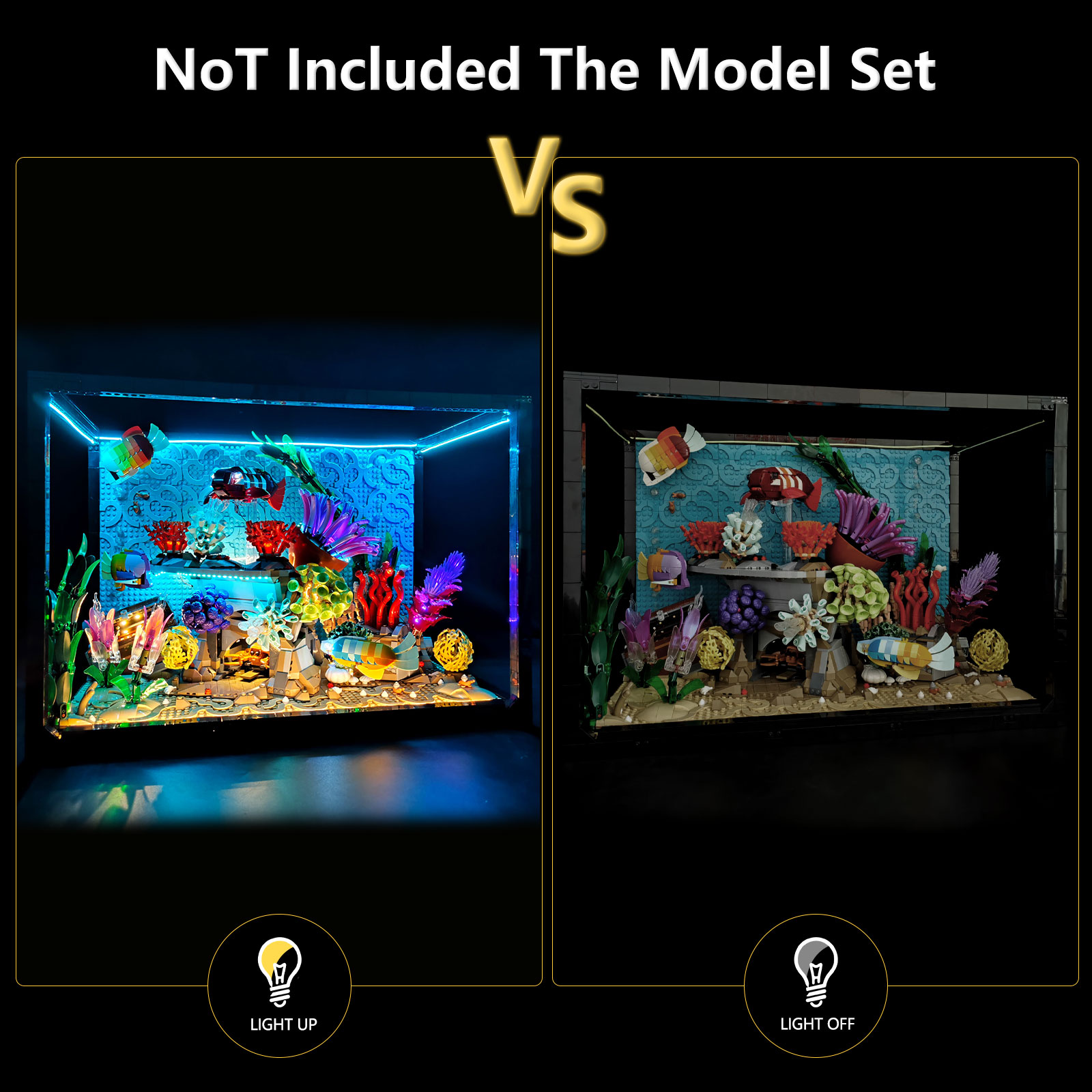 Kit Lampu LED LYBMTWF, kompati - Aquarium Marine Lights ulasan dan harga