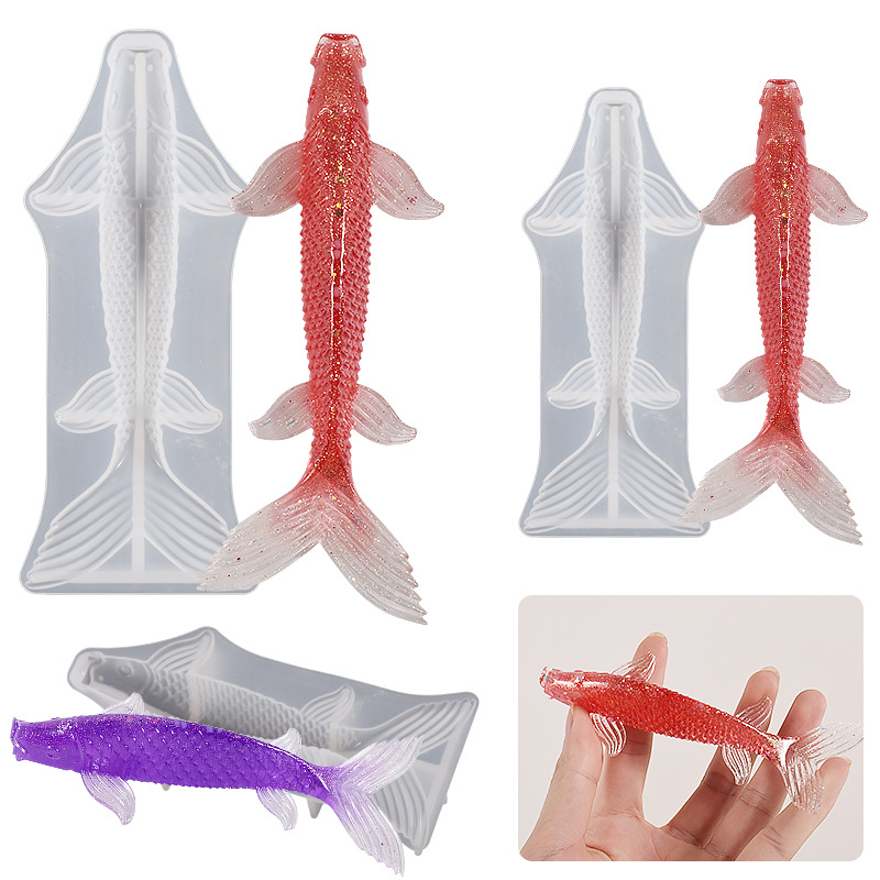 Cetakan Resin Epoksi Bentuk Ik - Marine Fish Tank ulasan dan harga