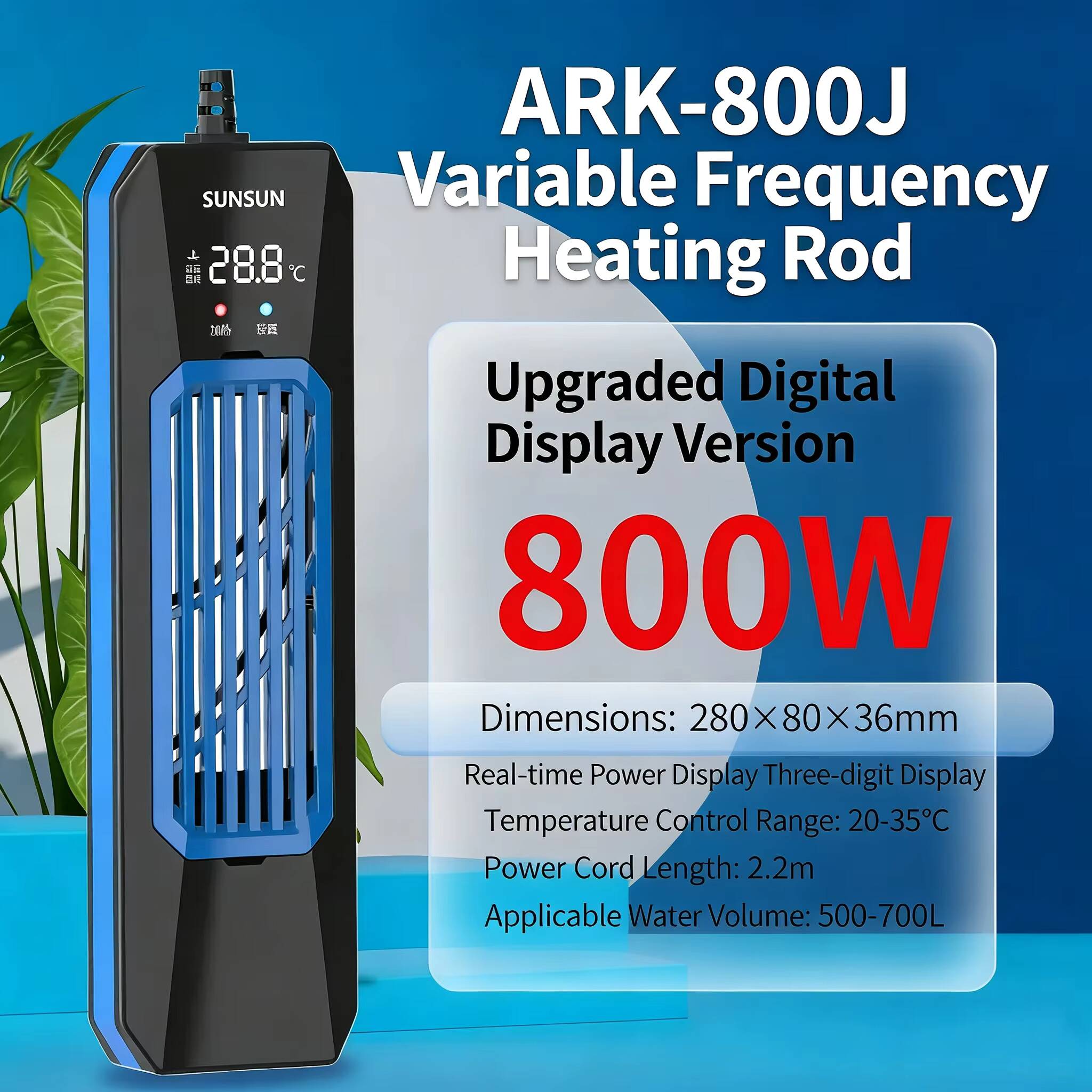 50-1000W SUNSUN PTC ARK BARU P - Reef Tank Filter ulasan dan harga