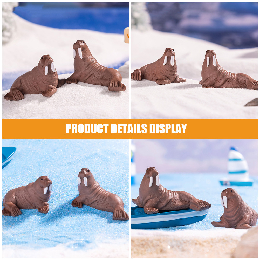 2 Buah Miniatur Walrus dari Re - Marine Aquarium ulasan dan harga